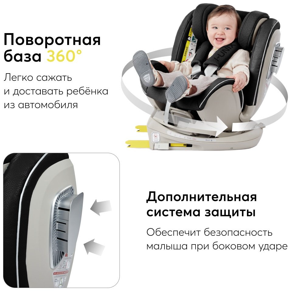 Happy baby I-Unix 0/1/2/3 (до 36 кг) черный купить,NaN