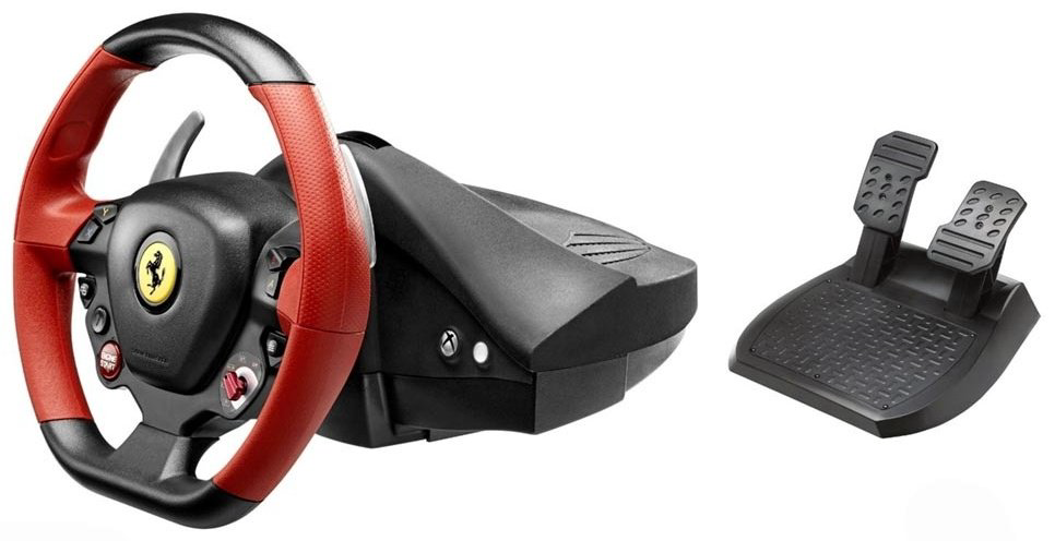 Игровой контроллер Thrustmaster Ferrari 458 Spider Racing Wheel черный-красный купить,NaN