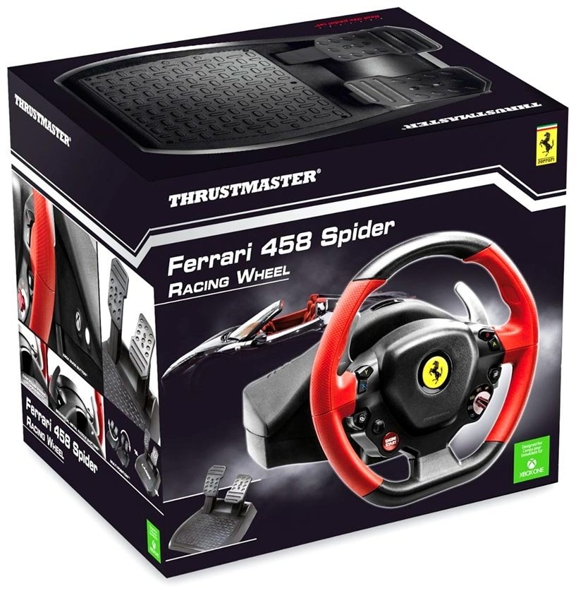 Игровой контроллер Thrustmaster Ferrari 458 Spider Racing Wheel черный-красный - ForteMarket Игровой контроллер Thrustmaster Ferrari 458 Spider Racing Wheel черный-красный купить,0