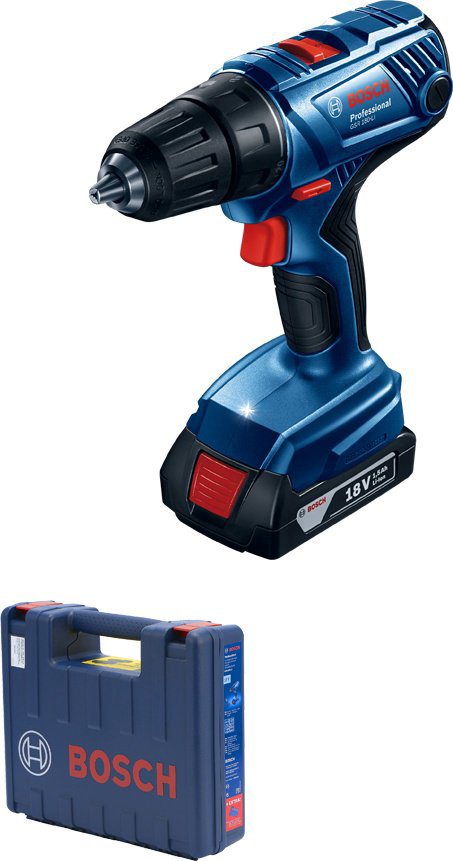 Аккумуляторная дрель-шуруповерт BOSCH Professional GSR 180-LI, 06019F8100 купить,NaN