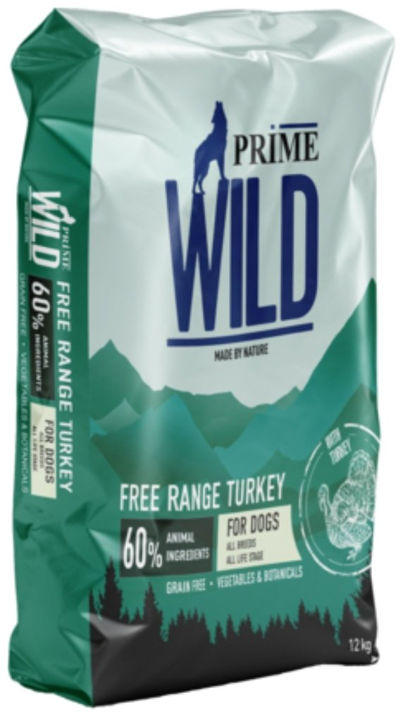 Корм Prime Wild GF Free Range Индейка для щенков и взрослых всех пород 12 кг купить,NaN