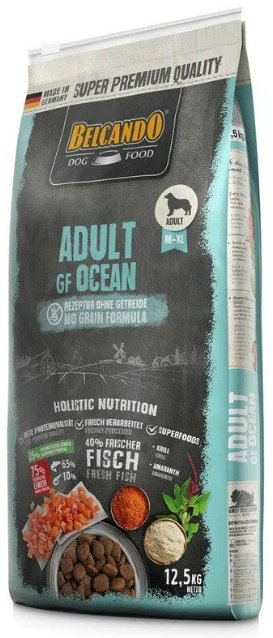 Корм Belcando Adult GF Ocean Рыба для взрослых всех пород 12.5 кг купить,NaN
