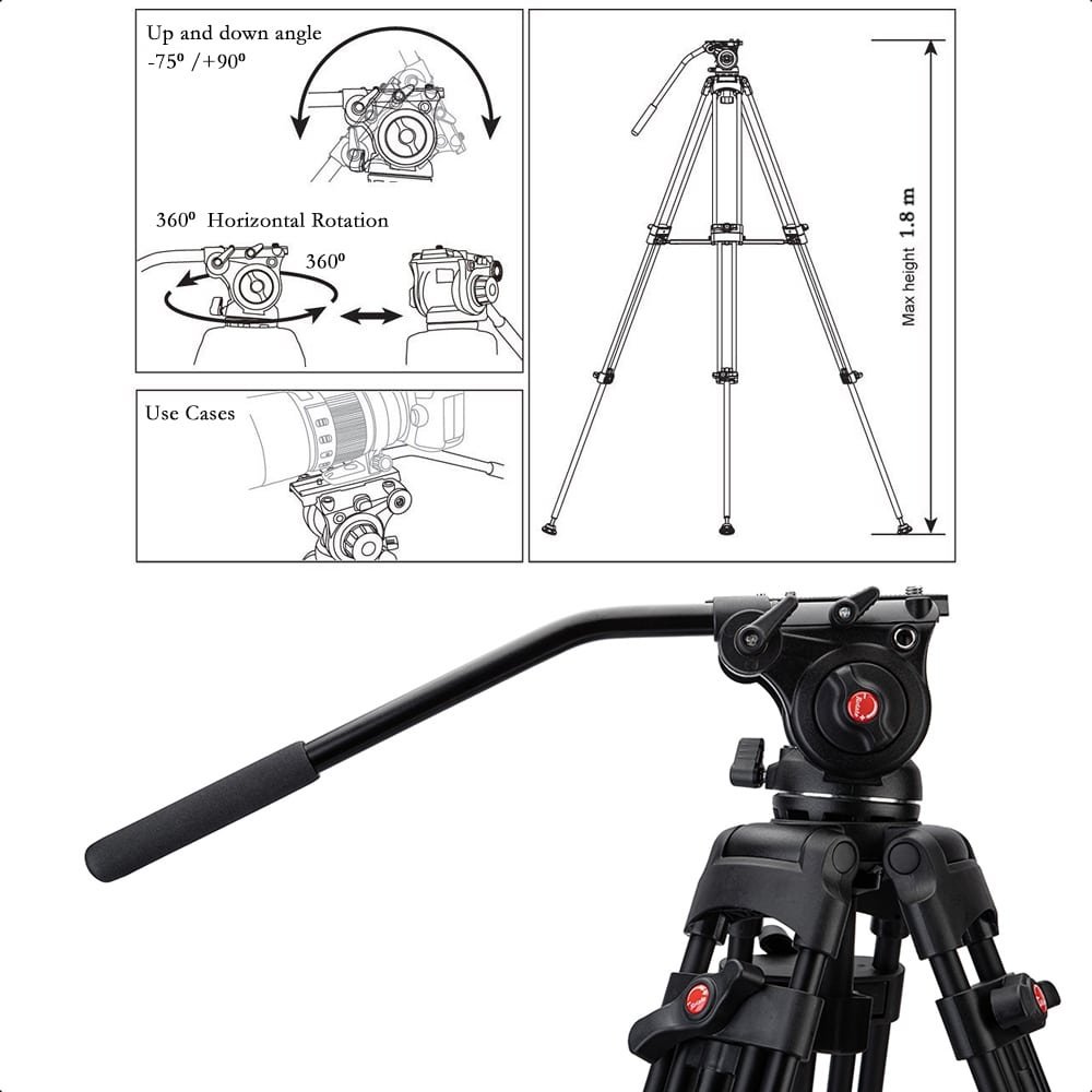 Напольный штатив FOTOPRO FPDV2-FW купить,0