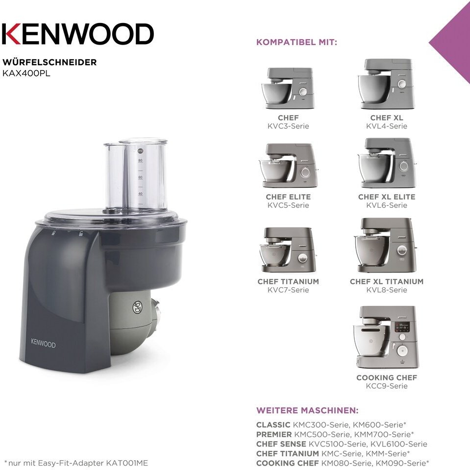 Насадка для кухонного комбайна KAX400PL KENWOOD 1 шт купить,NaN