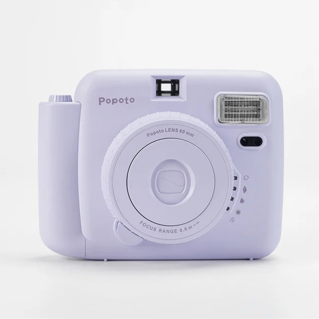 Фотокамера моментальной печати Popoto Instant Camera 60 мм фиолетовый купить,0
