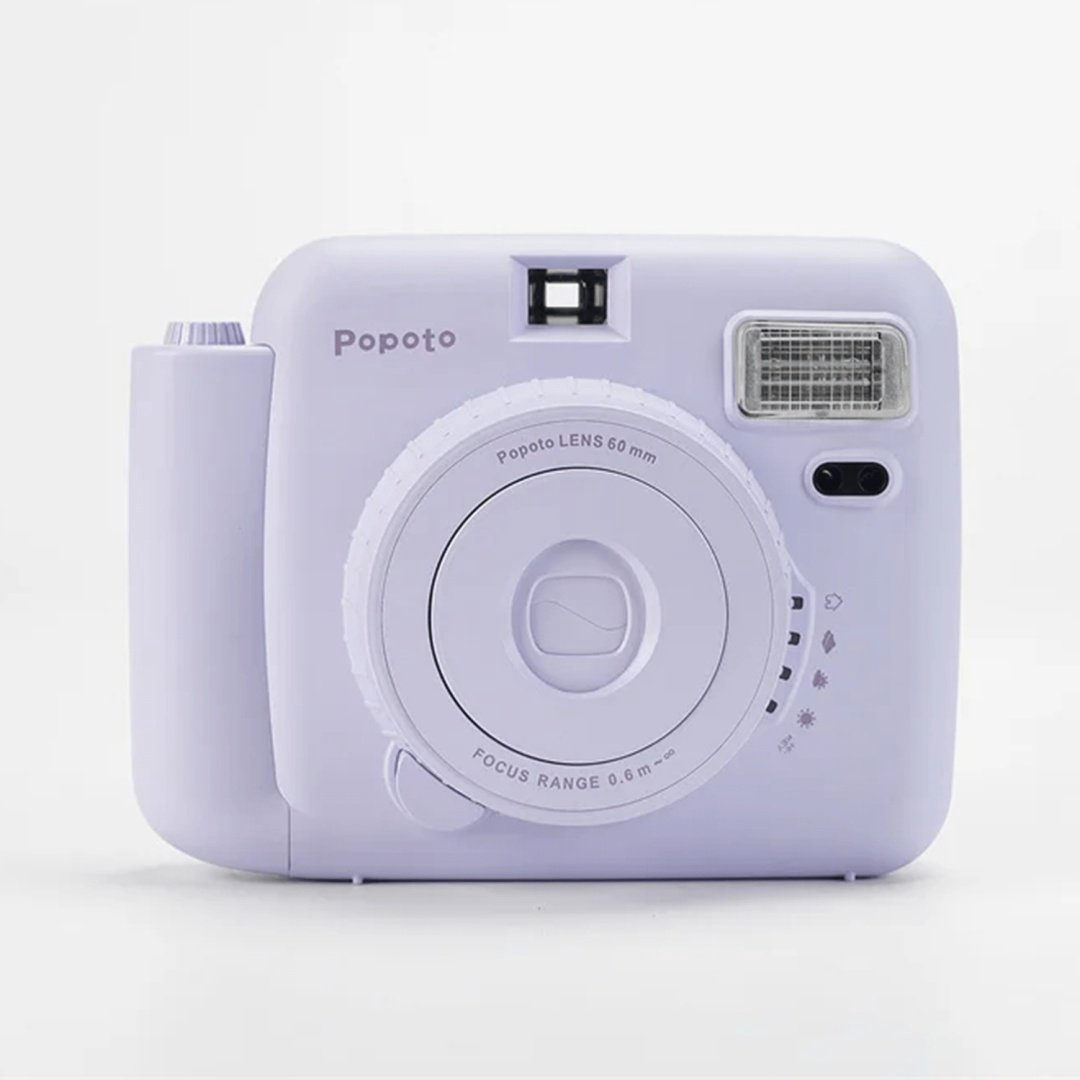 Фотокамера моментальной печати Popoto Instant Camera 60 мм фиолетовый купить,NaN