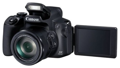 Фотокамера Canon PowerShot SX70 HS черный купить,NaN