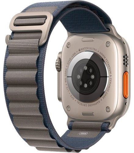 Смарт-часы Apple Watch Ultra Series 2 GPS + Cellular Alpine Loop М 49 мм серебристый-синий - ForteMarket Смарт-часы Apple Watch Ultra Series 2 GPS + Cellular Alpine Loop М 49 мм серебристый-синий купить,549990