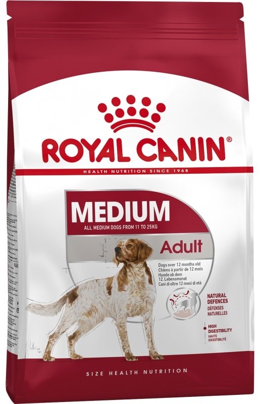 Корм Royal Canin Medium Adult для взрослых средних пород 15 кг