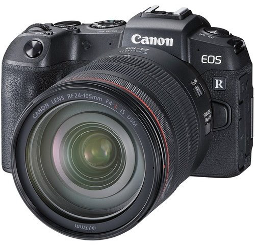 Фотокамера Canon EOS RP Kit RF 24-105mm f/4L IS USM черный купить,NaN