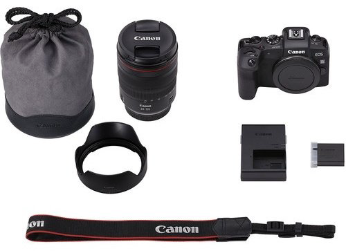 Фотокамера Canon EOS RP Kit RF 24-105mm f/4L IS USM черный купить,NaN