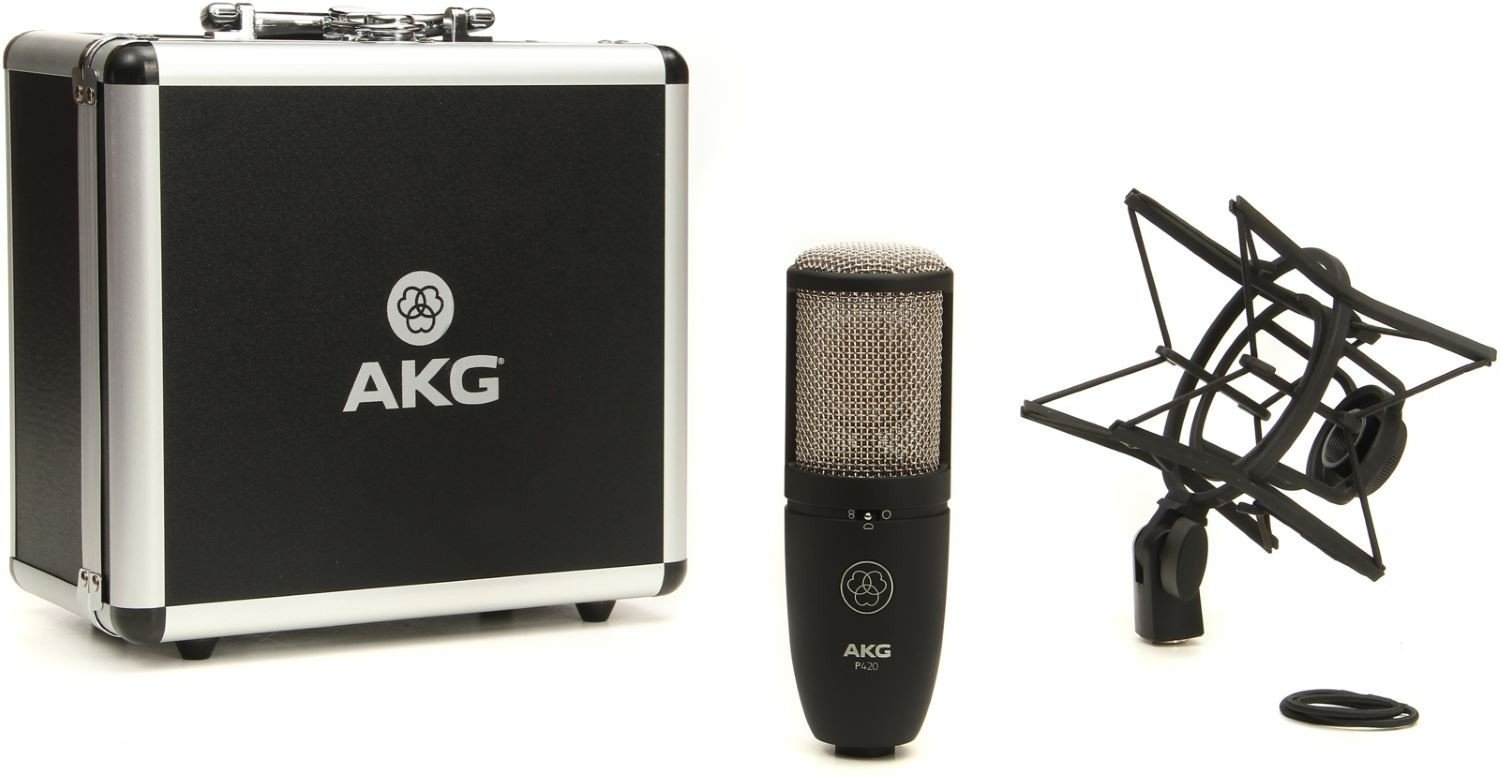 Микрофон AKG P420 черный купить,NaN