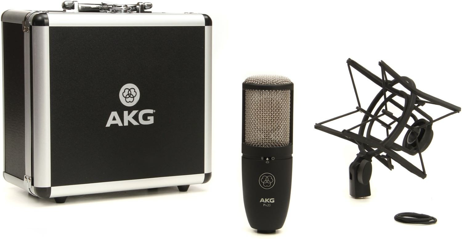 Микрофон AKG P420 черный купить,NaN