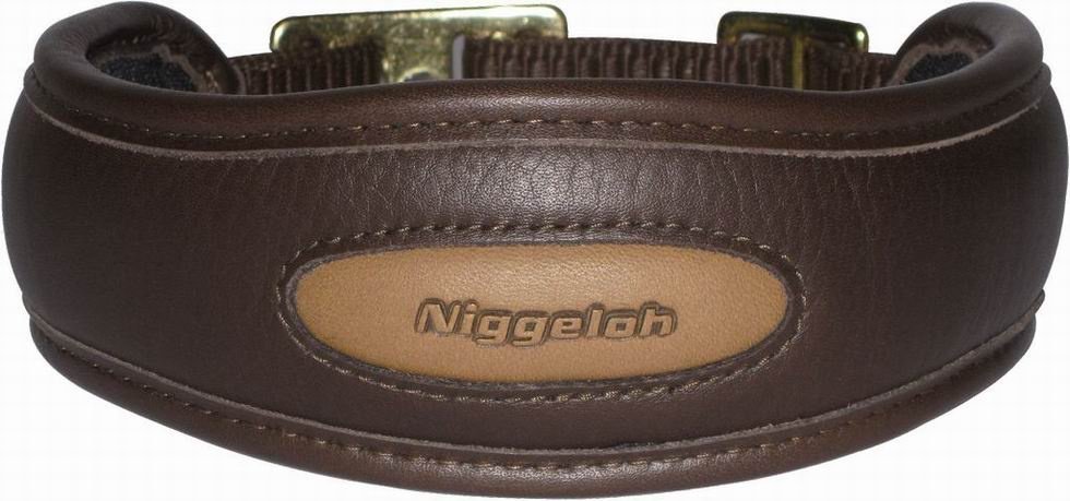 Niggeloh ошейник для постоянной носки XS коричневый