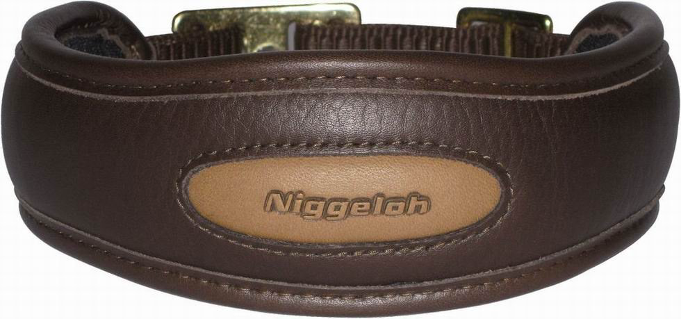 Niggeloh ошейник для постоянной носки XS коричневый купить,NaN