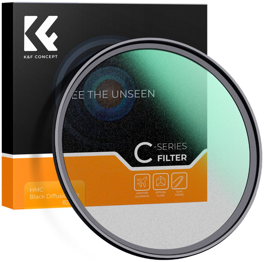 Светофильтр K&amp;F CONCEPT Светофильтр 82mm HMC 1/8 Black Diffusion KF01.2260