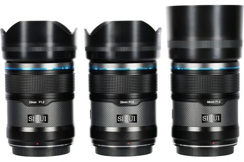 Объектив Sirui Sniper 23, 33, 56mm f/1.2 Autofocus Lens Set