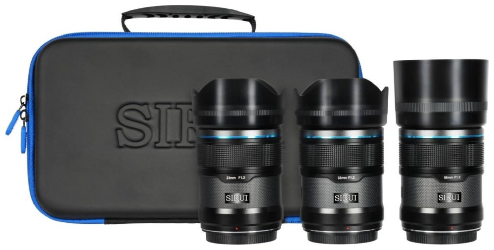 Объектив Sirui Sniper 23, 33, 56mm f/1.2 Autofocus Lens Set купить,NaN