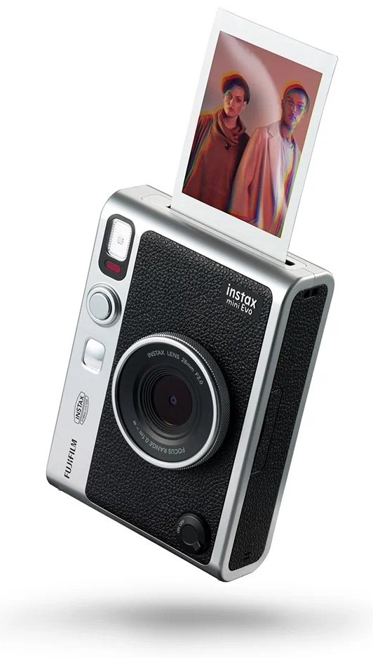 Фотокамера моментальной печати Fujifilm Instax Mini Evo черный купить,129000