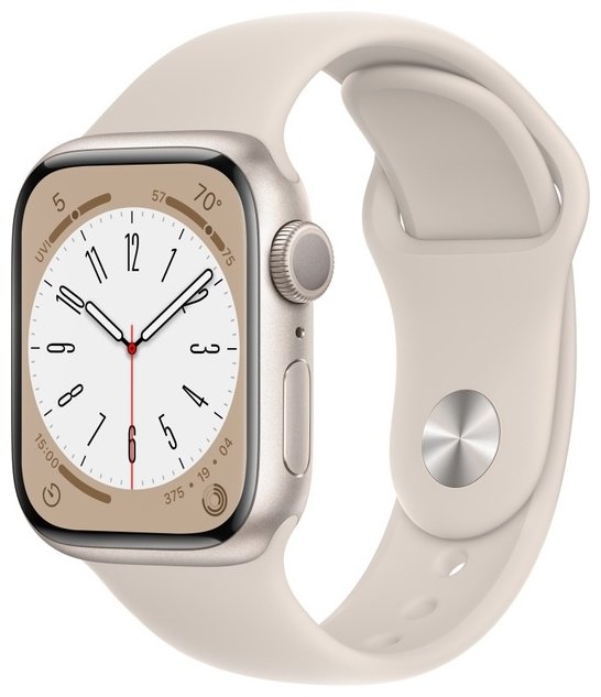 Смарт-часы Apple Watch Series 8 45 мм Aluminum starlight-бежевый