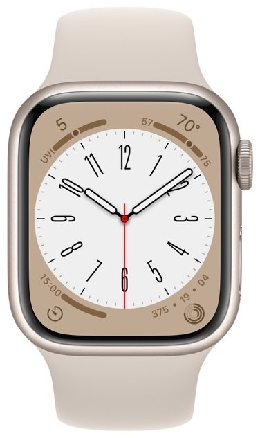 Смарт-часы Apple Watch Series 8 45 мм Aluminum starlight-бежевый купить,0