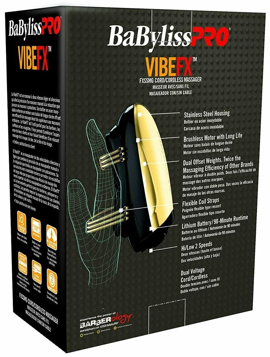 Массажер BaByliss Pro VIBEFX ручной вибрационный купить,NaN