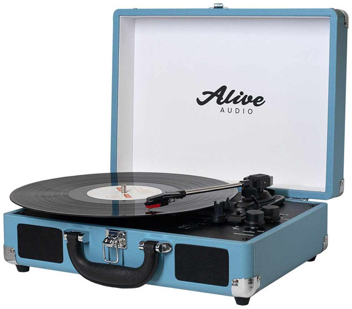 Виниловый проигрыватель ALIVE AUDIO GLAM Aqua купить,NaN