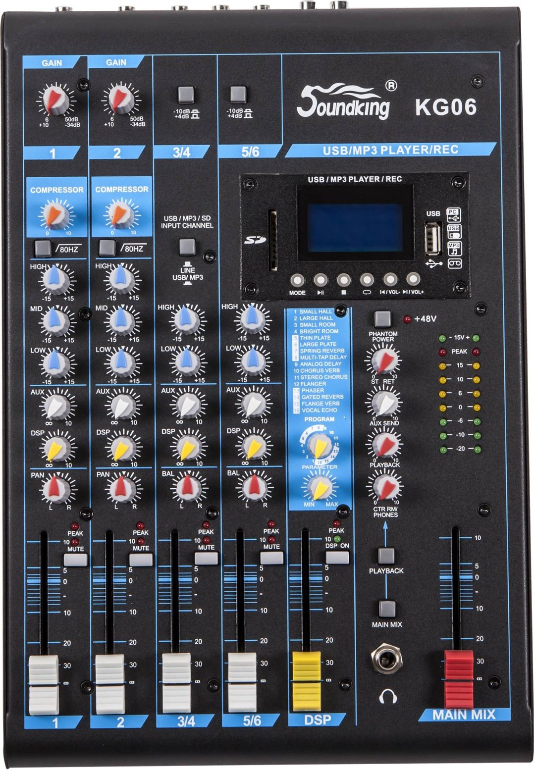 Микшерный пульт Soundking KG 6 - ForteMarket Микшерный пульт Soundking KG 6 купить,0