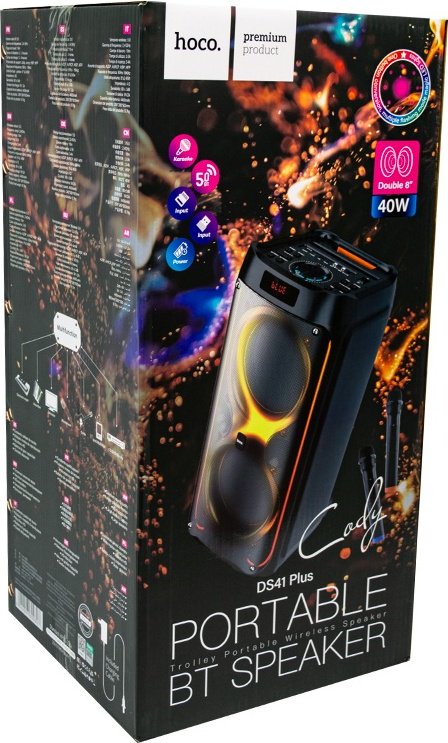 Портативная колонка Hoco DS41 plus черный купить,NaN