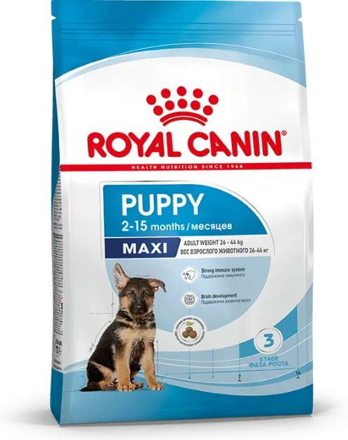 Корм Royal Canin Maxi Puppy для щенков крупных пород 15 кг купить,NaN