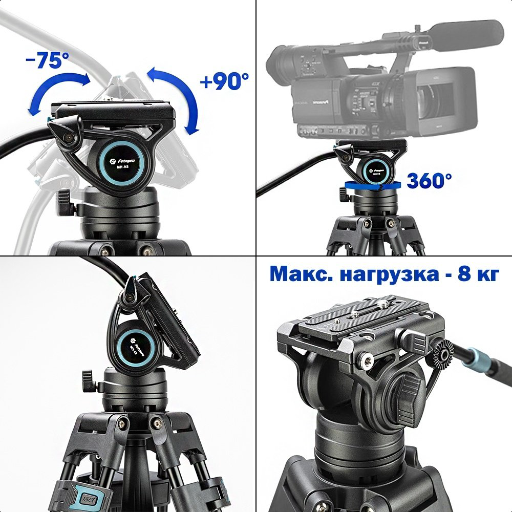 Напольный штатив FOTOPRO FPDV-3AFW купить,NaN