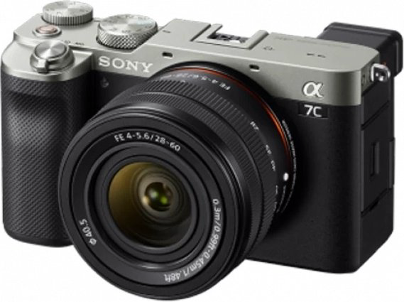 Фотокамера Sony Alpha ILCE7CLS Kit серебристый-черный купить,NaN