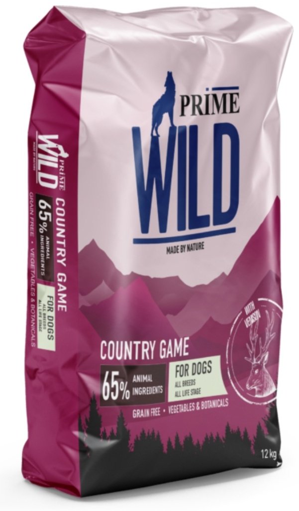 Корм Prime Wild Country Game с олениной 12 кг