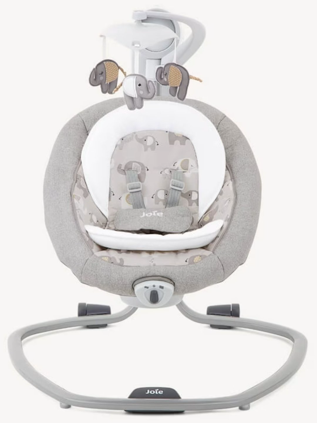 Шезлонг Joie Serina Elephant Duo до 9 кг серый купить,NaN