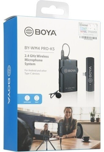 Boya BY-WM4 PRO-K5 черный купить,NaN