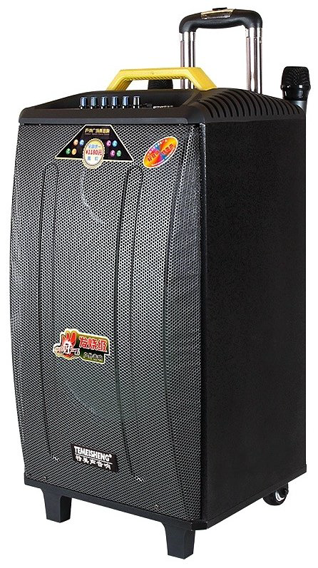 Портативная колонка TEMEISHENG QX1214 черный, желтый купить,NaN