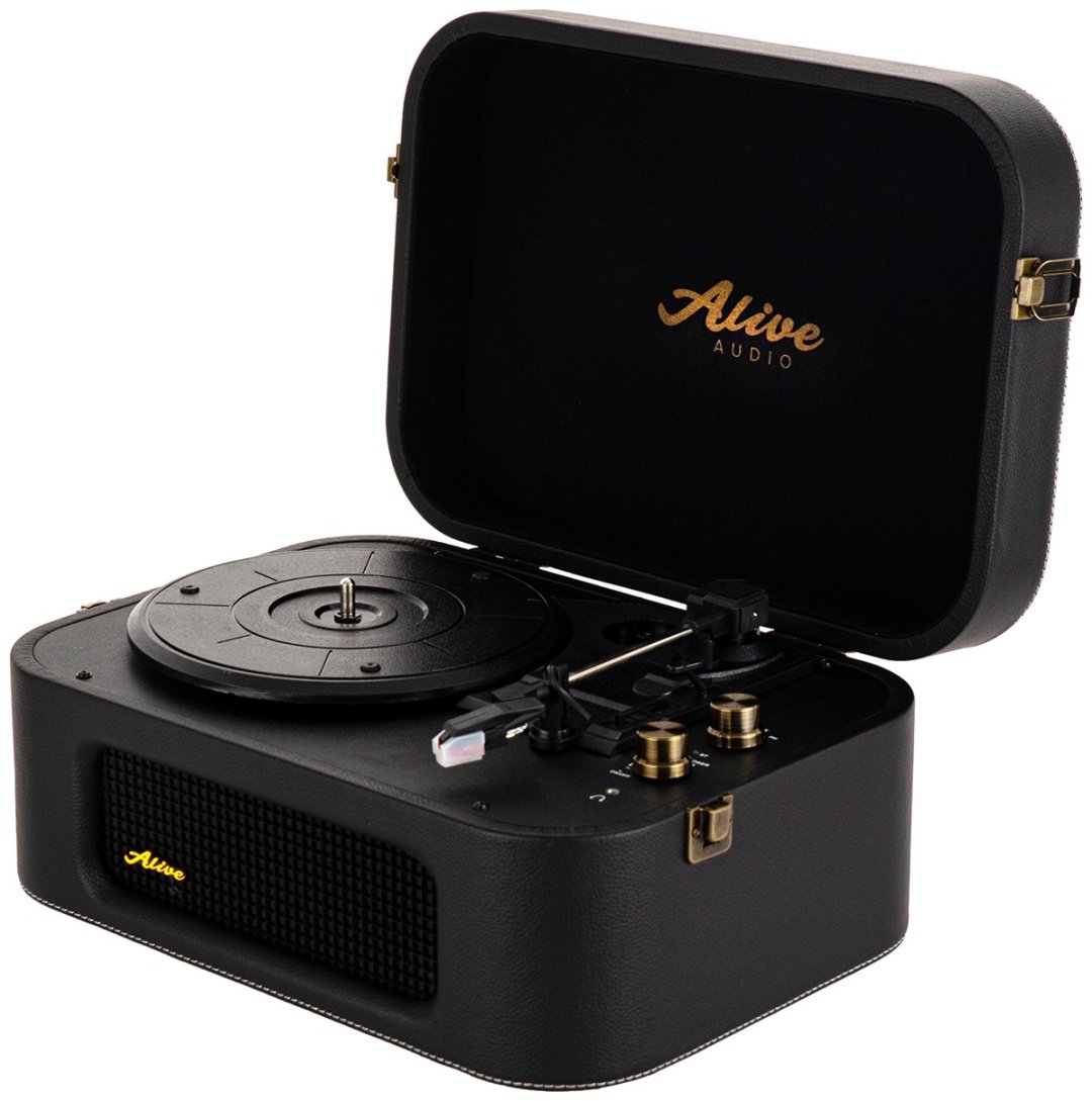 Виниловый проигрыватель ALIVE AUDIO STORIES Glam Noir черный