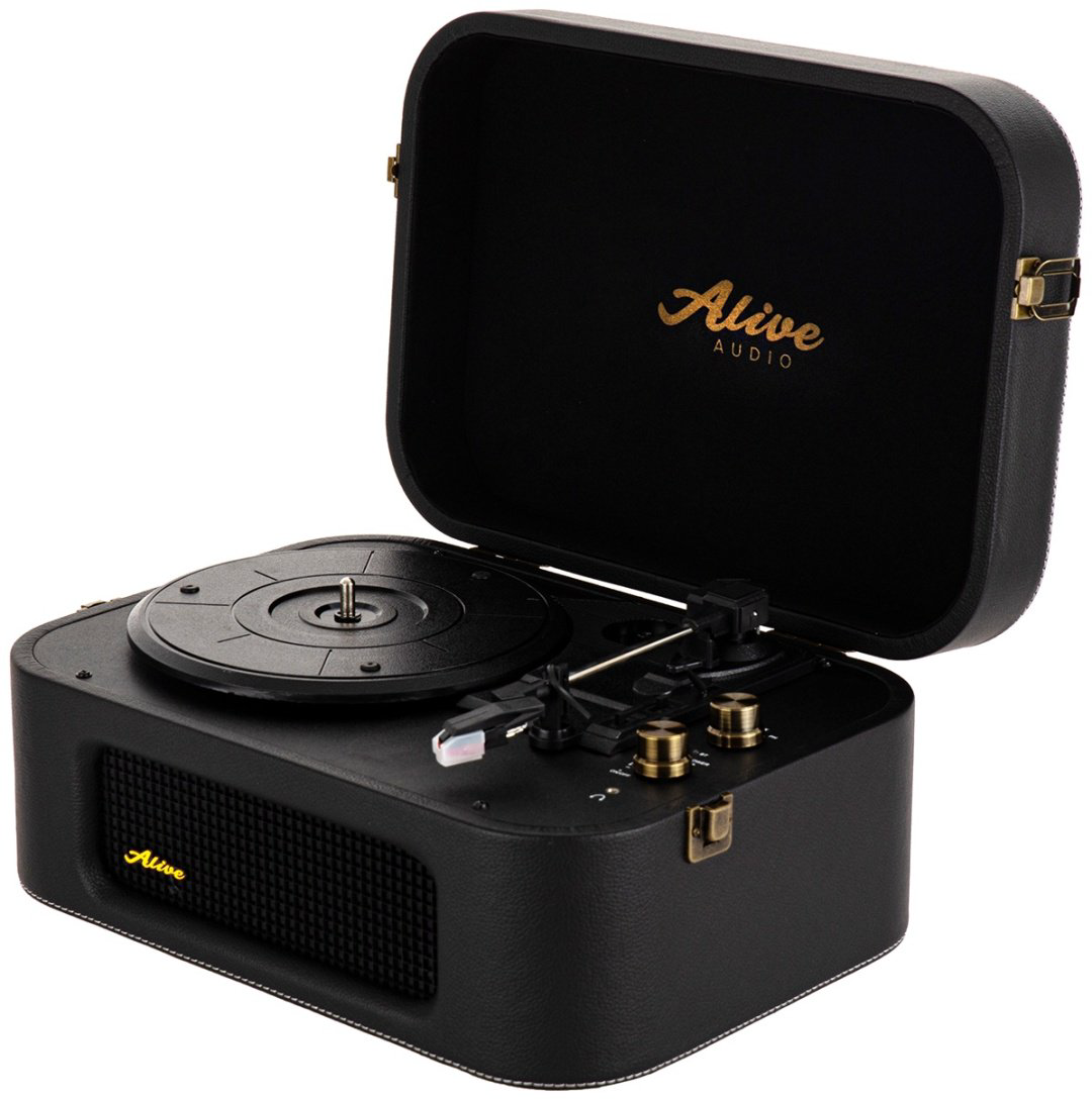 Виниловый проигрыватель ALIVE AUDIO STORIES Glam Noir черный купить,NaN