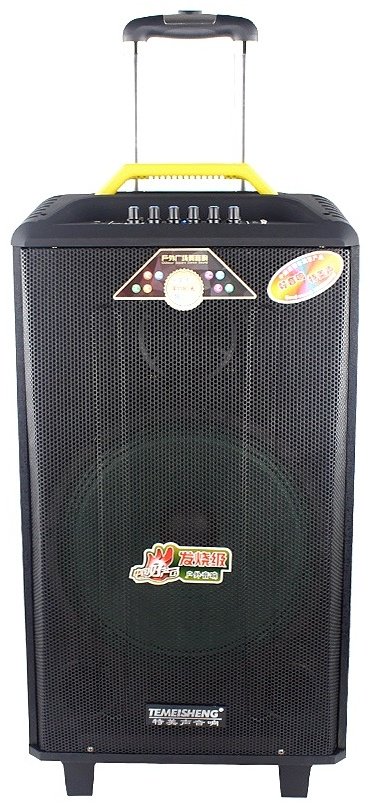 Портативная колонка TEMEISHENG QX1214 черный, желтый купить,0