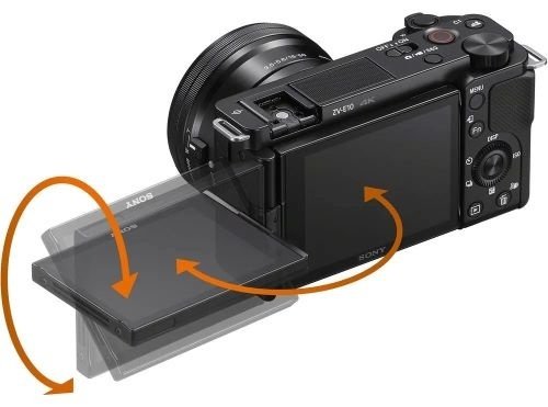 Фотокамера Sony ZV-E10 KIT 16-50mm чёрный купить,0