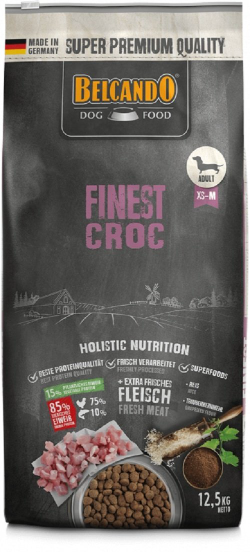 Корм Belcando Finest Croc Птица для взрослых мелких пород 12.5 кг купить,NaN