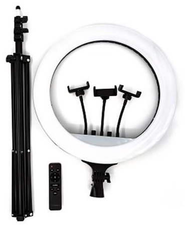 Кольцевая лампа LED Ring Light 45 RGB 45см черный