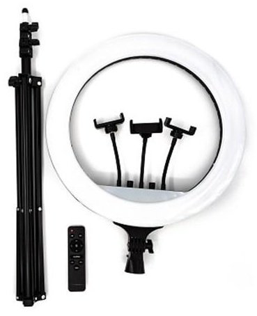 Кольцевая лампа LED Ring Light 45 RGB 45см черный купить,NaN
