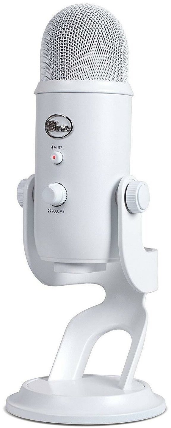 Микрофон Blue Yeti белый купить,NaN