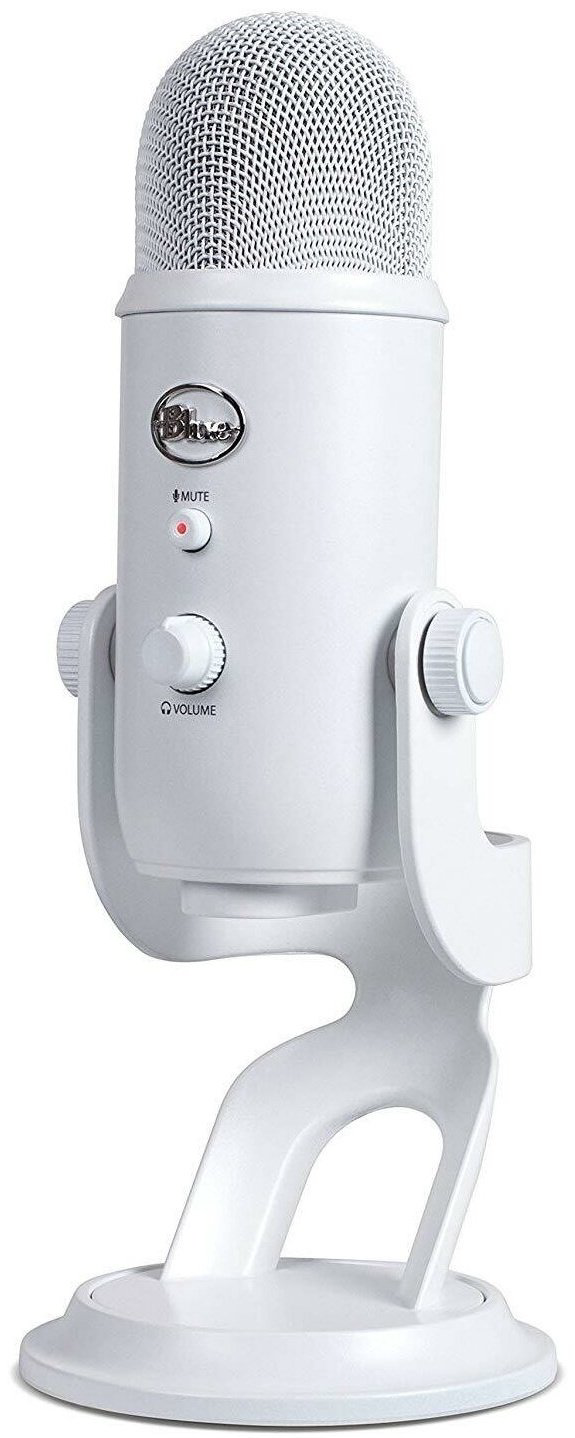 Микрофон Blue Yeti белый купить,NaN