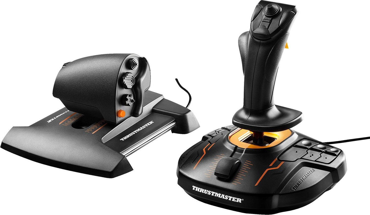 Игровой контроллер Thrustmaster T-16000M FCS HOTAS черный купить,168000