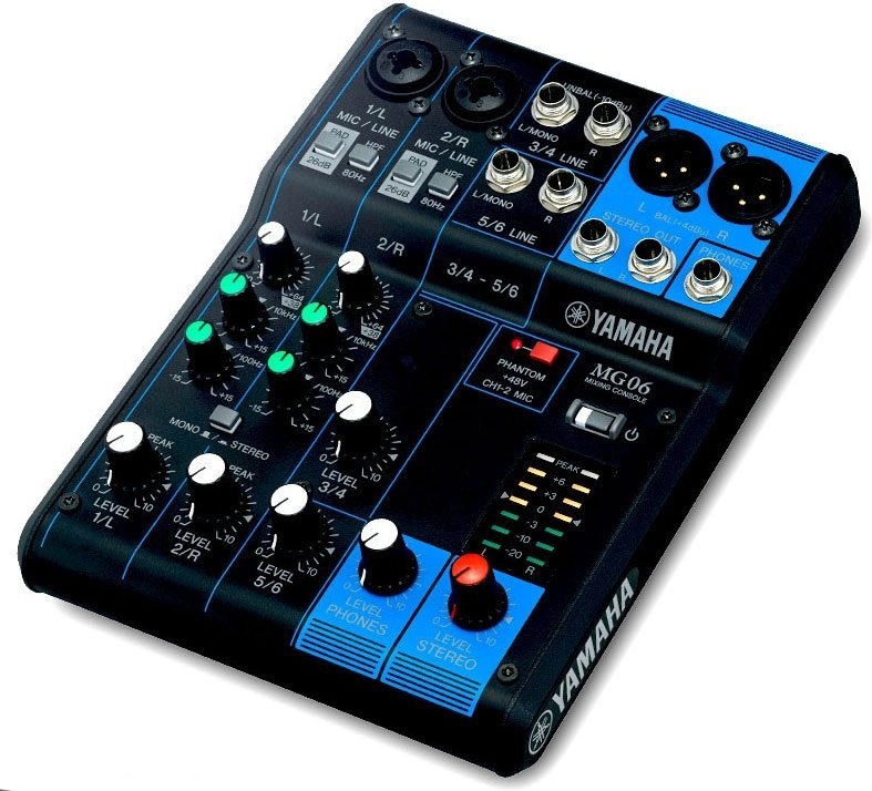 Микшерный пульт Yamaha MG06 купить,NaN