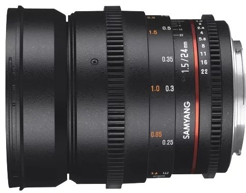 Объектив Samyang 24mm T1.5 ED AS UMC VDSLR II Canon EF
