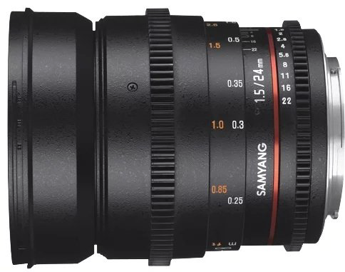 Объектив Samyang 24mm T1.5 ED AS UMC VDSLR II Canon EF купить,NaN