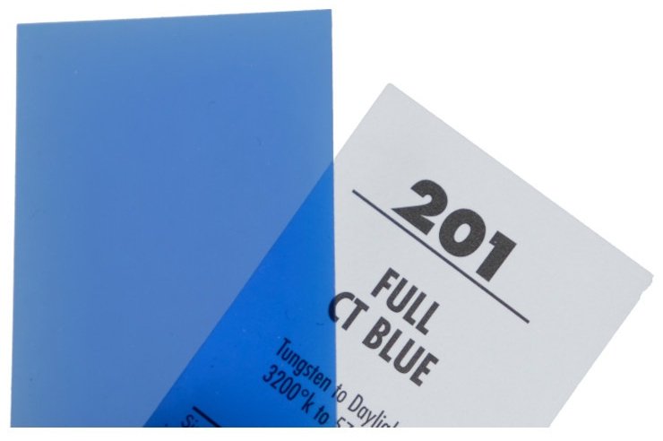 Светофильтр Rosco E201 Full CT Blue